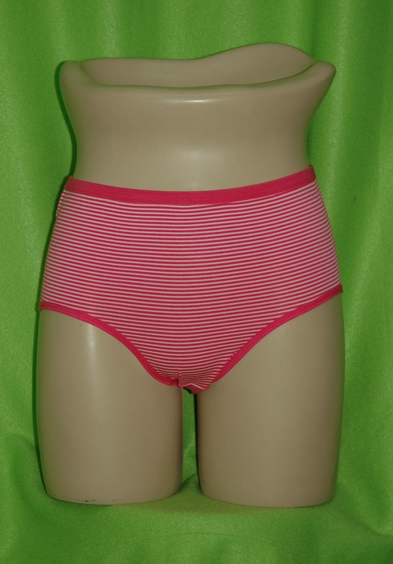 Women's Striped Full Back Spandex Cotton Panty Black Red Purple Pink Plus Size eBay